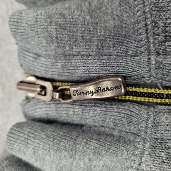 Tommy Bahama Gray Oversized Heavyweight 1/4 Zip Sweatshirt size XL - Picture 10 of 10